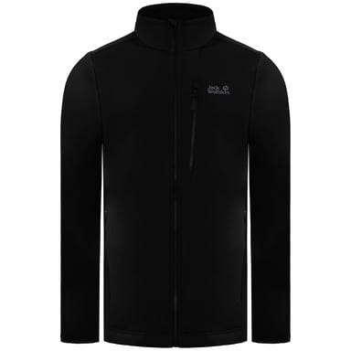 Jack Wolfskin Whirlwind Mens Black Softshell Jacket