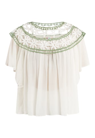 IZIA shirt with floral lace gaya