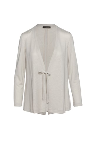 Open Front Linen Cardigan