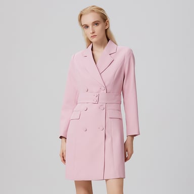 Belted tailor coat
