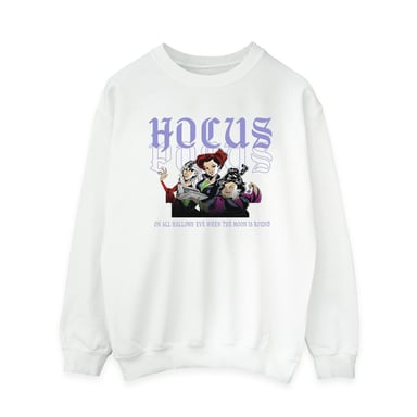 Disney Womens/Ladies Hocus Pocus Hallows Eve Sweatshirt (White)
