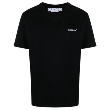 Off-White For All camiseta negra de corte slim