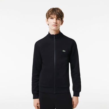 Lacoste regular fit brushed fleece men's sweatshirt with zipper