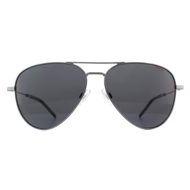 Gafas de sol Hugo by Hugo Boss Aviator Mens Dark Ruthenium grey