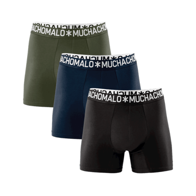 HOMBRE PAQUETE DE 3 ALGODÓN LISO