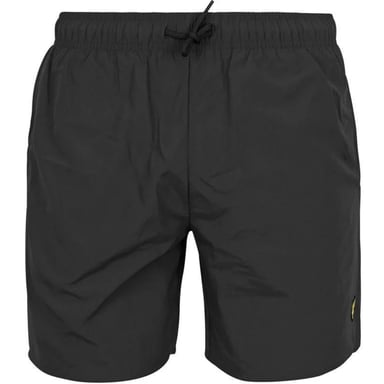 Shorts de baño negros con logo de la marca Lyle & Scott