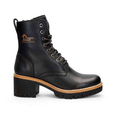 Panama Jack Botines Padma B11 de piel negra para mujer