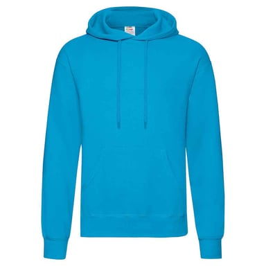 Fruit of the Loom Unisex Adult Classic Hoodie (Azure Blue)