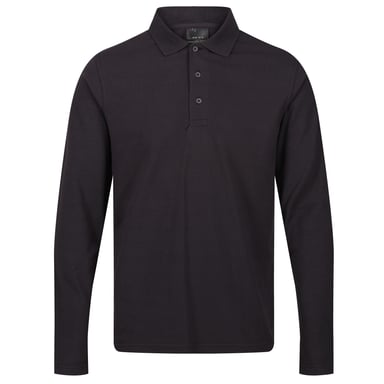 Regatta Mens Pro Long-Sleeved Polo Shirt (Seal Grey)
