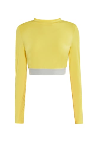 Mymo longsleeve women yellow