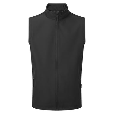 Premier Mens Windchecker Recycled Printable Gilet (Black)