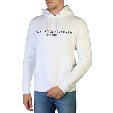 Tommy Hilfiger Sudaderas Logo Hoodie Blanco