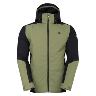 Dare 2B Mens Precision II Ski Jacket (Black/Olivine Green)