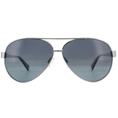 Polaroid Sunglasses PLD 4061/S 6LB WJ Aviator Ruthenium Grey Gradient Polarized