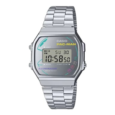 Casio Casio Collection Vintage Pac-man 45th Anniversary Men's Silver Watch A168WEPC-7AER