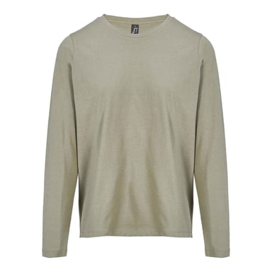 SOLS Womens/Ladies Monarch Long-Sleeved T-Shirt (Khaki)
