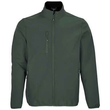 SOLS Mens Falcon Recycled Soft Shell Jacket (Forest Green)