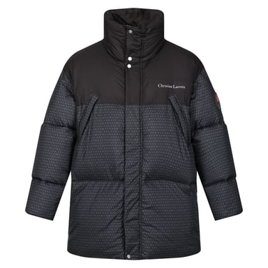Regatta Mens Christian Lacroix Barbegal Printed Padded Jacket (Black)