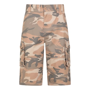 Mountain Warehouse Mens Camo Cargo Shorts (Brown)