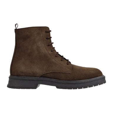 Tommy Hilfiger Bota de ante con cordones Marrón