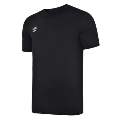 Umbro Mens Club Leisure T-Shirt (Black/White)