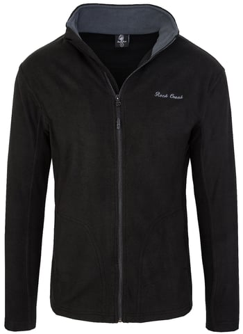 Rock Creek Fleecejacke Schwarz