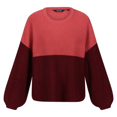 Regatta Womens/Ladies Kamaria Knitted Jumper (Mineral Red/Cabernet)