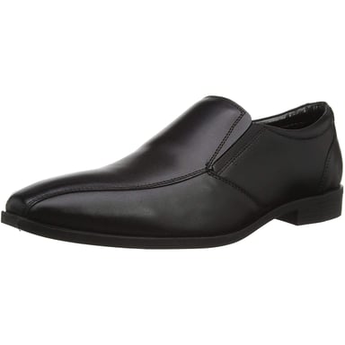 Hush Puppies Boys Ellis Leather Shoes (Black)