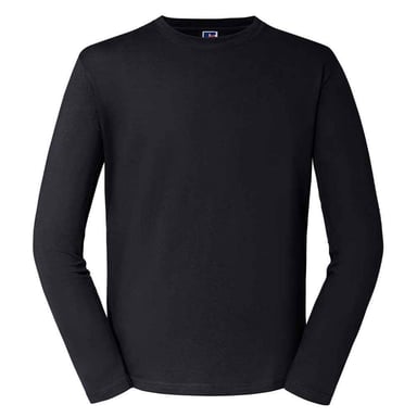 Russell Unisex Adult Classic Long-Sleeved T-Shirt (Black)