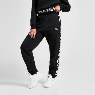Fila Joggers Jacquard Pnl Pnt Negro Mujer