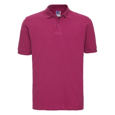 Russell Mens Classic Cotton Pique Polo Shirt (Fuchsia)