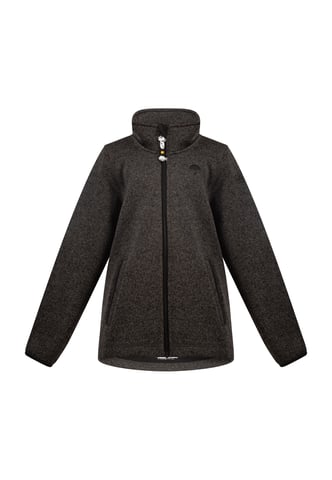 Schmuddelwedda Knitted fleece jacket Grey melange