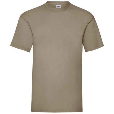 Fruit Of The Loom Mens Valueweight T-Shirt (Khaki)