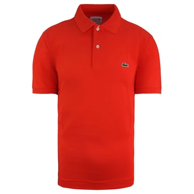 Polo Lacoste Classic Fit naranja para hombre