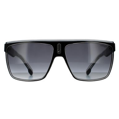Gafas de sol Carrera Shield Unisex Negro Blanco Gris Oscuro Gradiente
