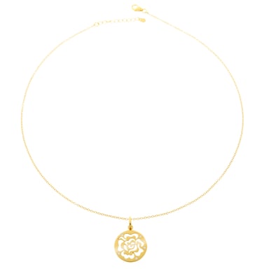 Orphelia 'Fiore' Women's 925 Sterling Silver Chain with Pendant - Gold ZH-7079/2
