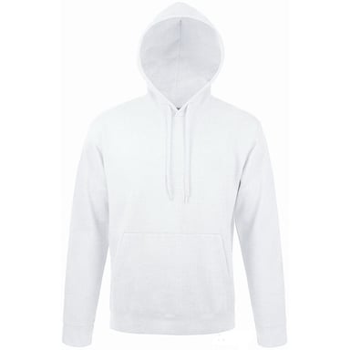 SOLS Snake Unisex Hooded Sweatshirt / Hoodie (White)