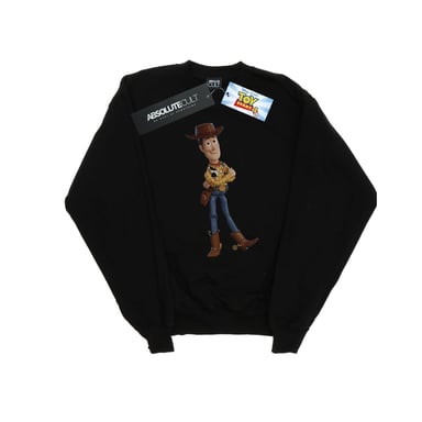 Disney Mens Toy Story 4 Sherrif Woody Sweatshirt (Black)