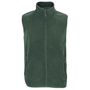 SOLS Unisex Adult Factor Microfleece Recycled Body Warmer (Forest Green)