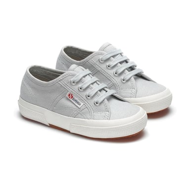 Superga Childrens/Kids 2750 Jcot Leather Trainers (Grey Lilla/Avorio)