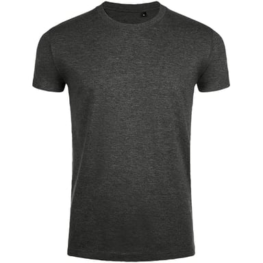 SOLS Mens Imperial Slim Fit Short Sleeve T-Shirt (Charcoal Marl)