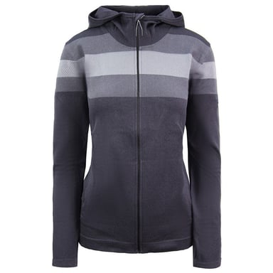 Chaqueta deportiva gris sin costuras Asics para mujer