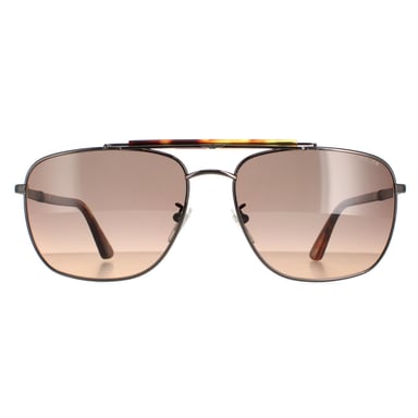 Gafas de sol Police spld43 origin 44 584k brillante gunmetal mate smoke degradado naranja