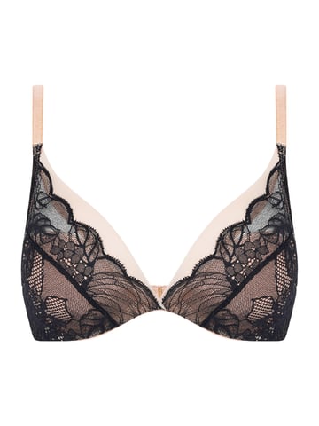 Midnight Flowers Plunge T-Shirt Bra