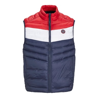 Jack & Jones Mens Sleeveless Gilet – Zipper Closure and High Neck