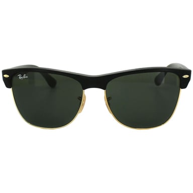 Ray-Ban Oval Unisex Demi Shiny Black Green Sunglasses