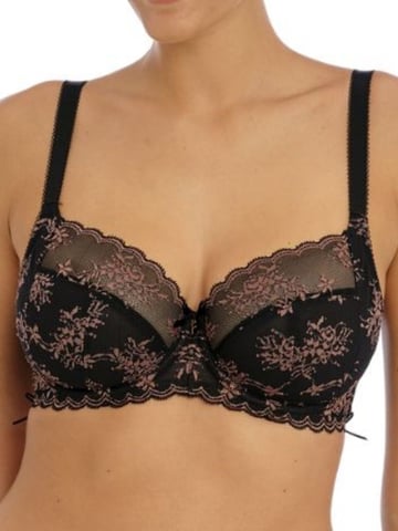 Offbeat Decadence Side Support Bra - Vintage Rose