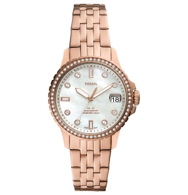 Fossil Fb-01 Women's Rose Gold Watch ES4995
