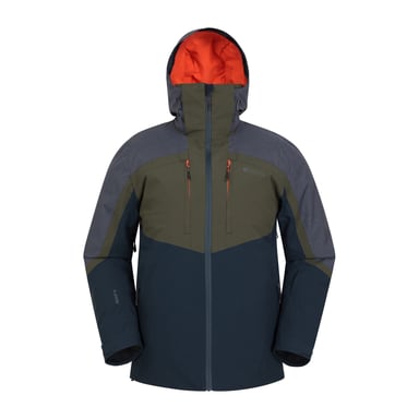 Mountain Warehouse Mens Anton Waterproof Ski Jacket (Khaki Green)