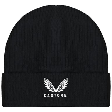 Castore Logo Stock Kids Black Beanie